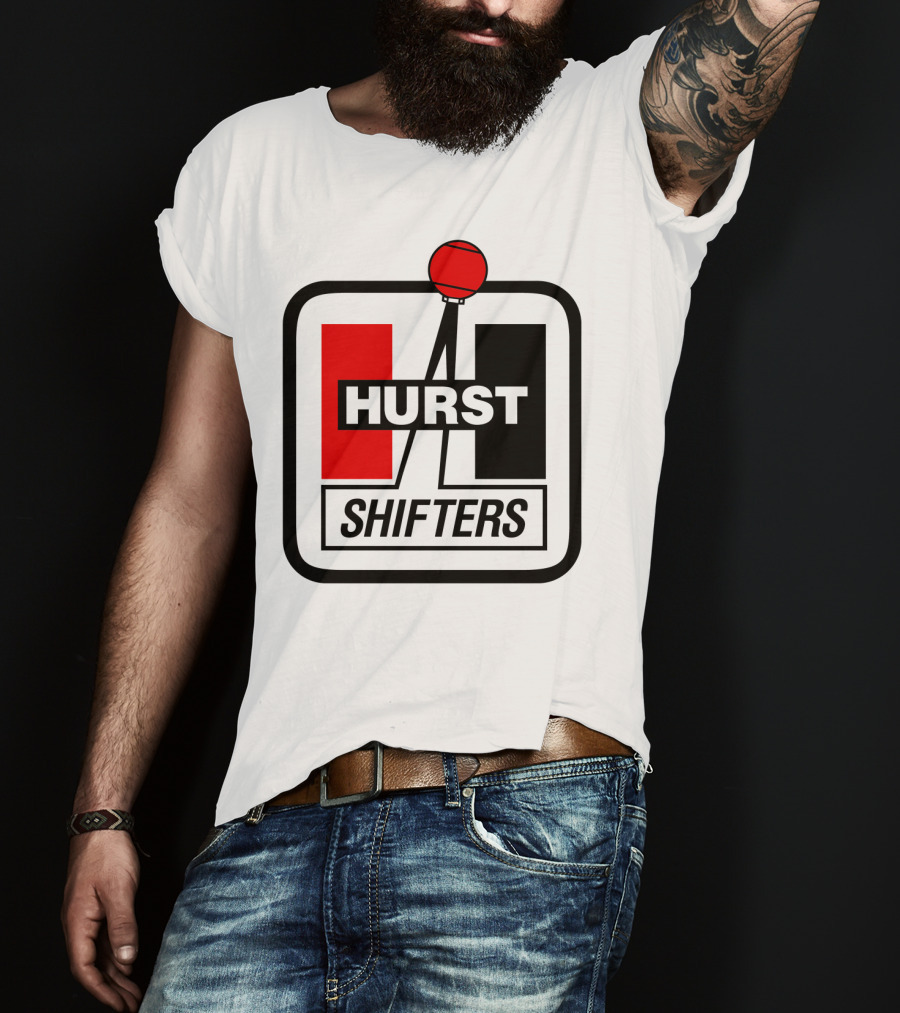 Hurst Shifters Logo Red And Black Gear Stick T-Shirt