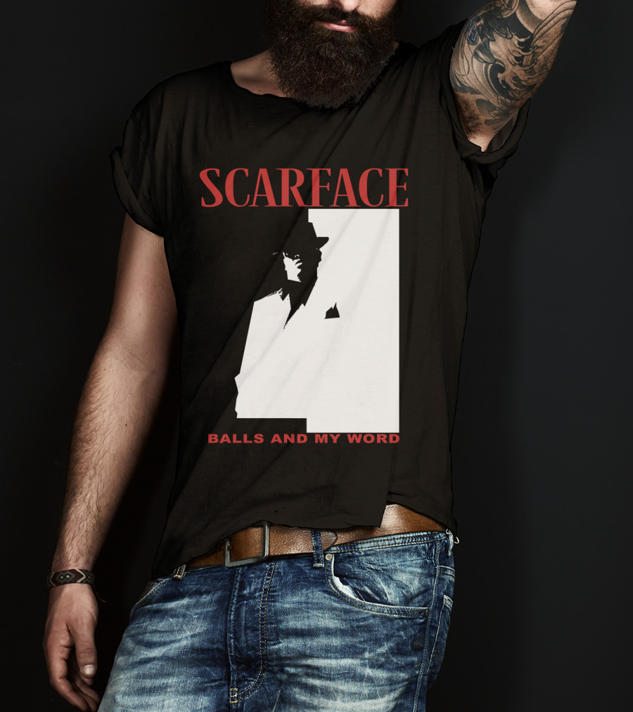 Scarface Balls And My Word Classic T-Shirt