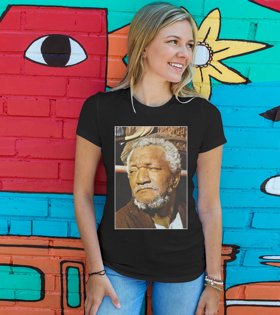 Sanford And Son Fred Sanford Classic Portrait Iconic TV Character T-Shirt