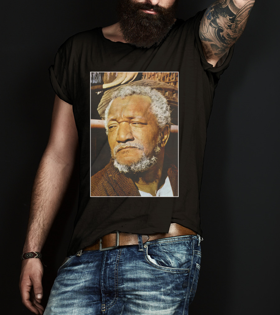 Sanford And Son Fred Sanford Classic Portrait Iconic TV Character T-Shirt