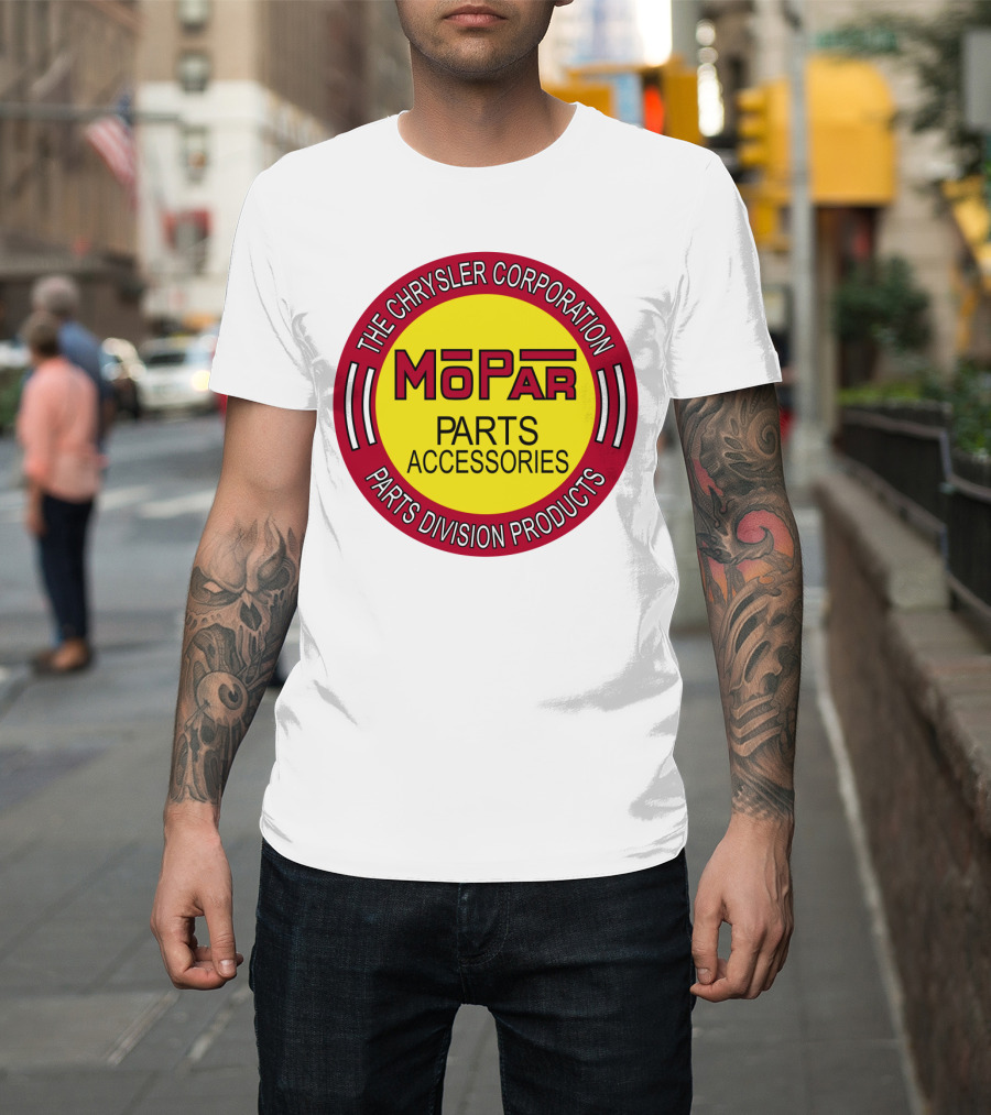 The Chrysler Corporation Mopar Parts Accessories Parts Division Products T-Shirt