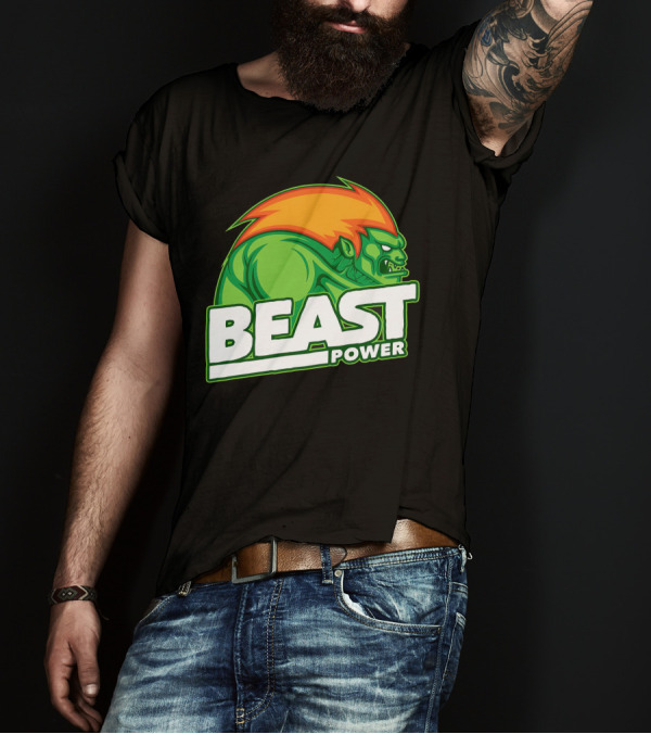 Street Fighter1 Beast Power T-Shirt