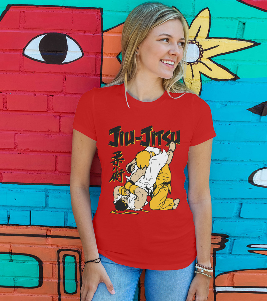 Jiu Jitsu Street Ryu Ken Martial Arts Showdown T-Shirt