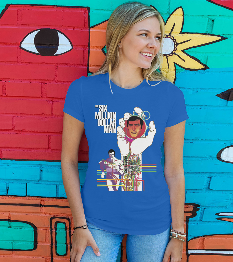 The Six Million Dollar Man Bionic Circuitry Action Hero T-Shirt