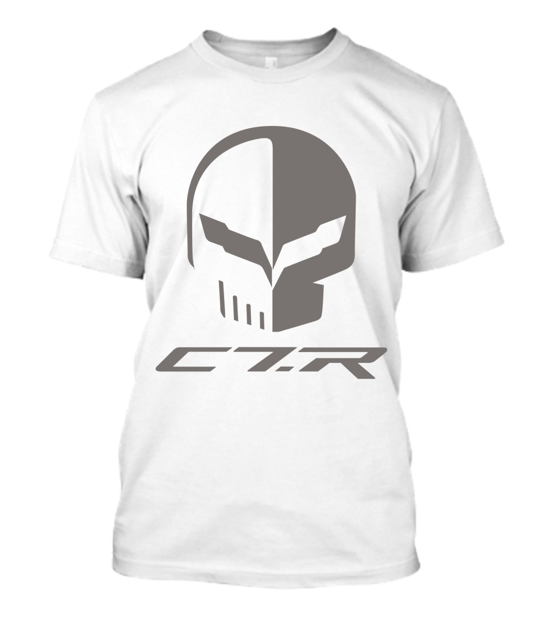 C7R Corvette Skull Iconic T-Shirt
