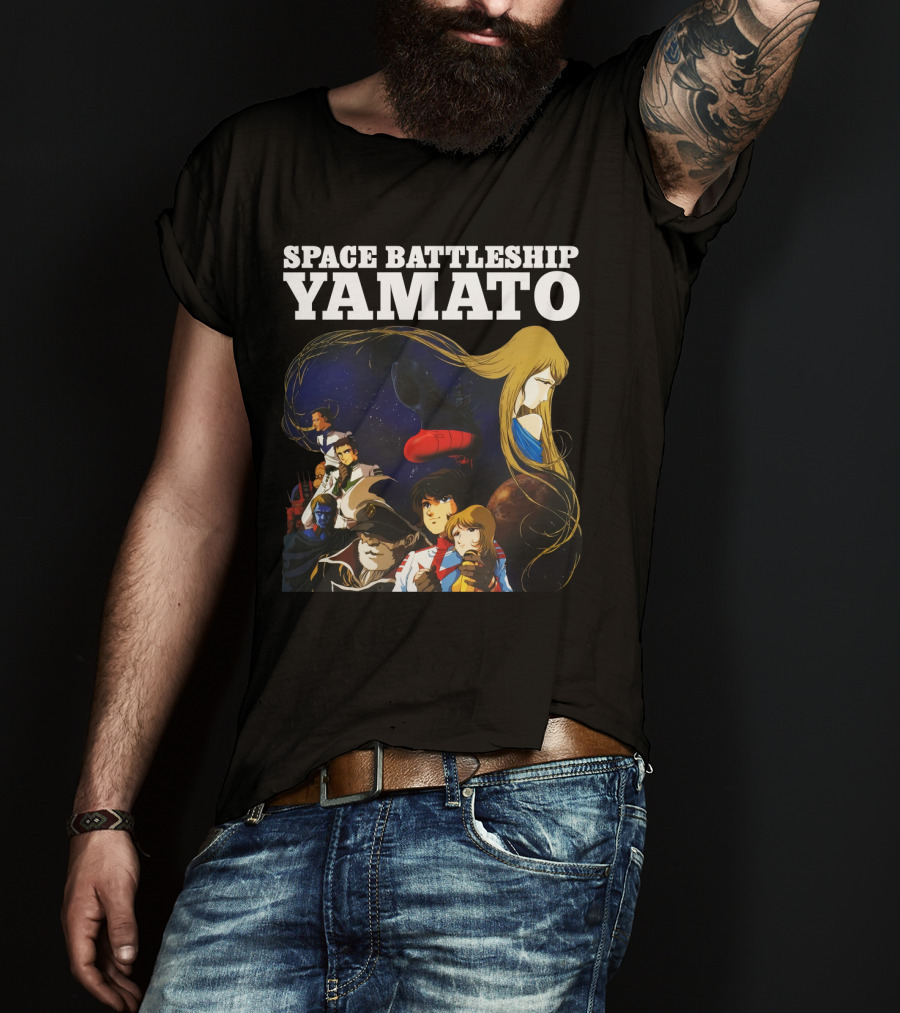 Space Battleship Yamato Classic Anime Crew Collection T-Shirt