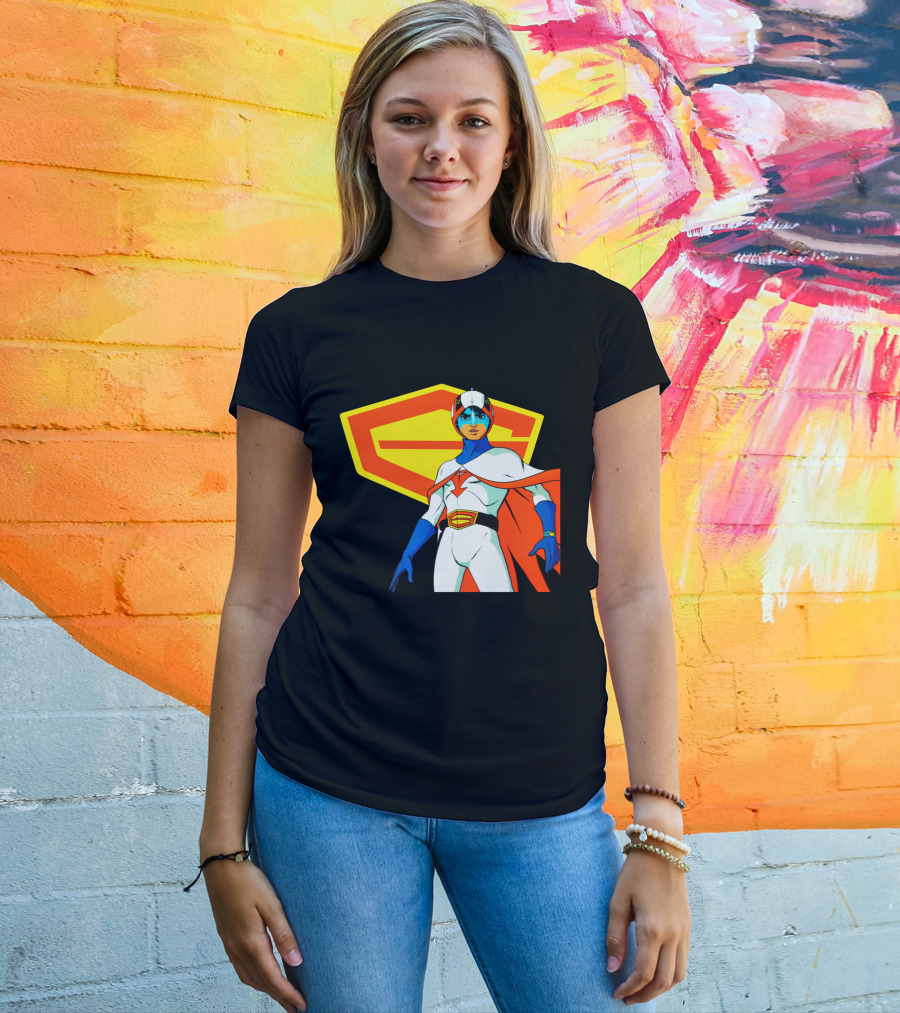 Battle Of The Planets G Force Iconic Character With Emblem T-Shirt
