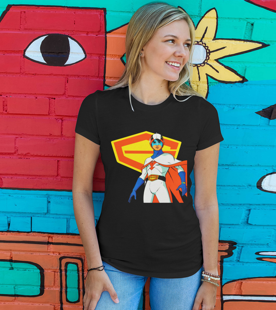 Battle Of The Planets G Force Iconic Character With Emblem T-Shirt
