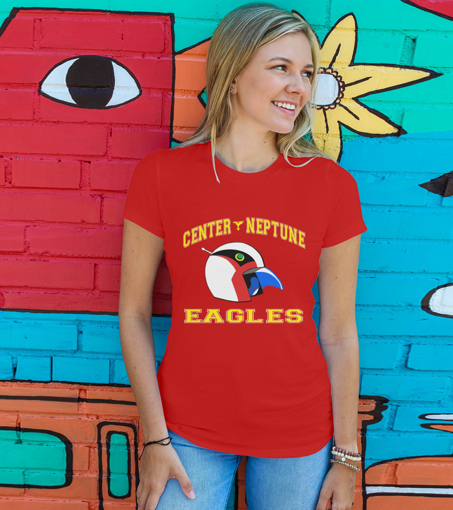 Center Neptune Eagles G-Force Helmet T-Shirt