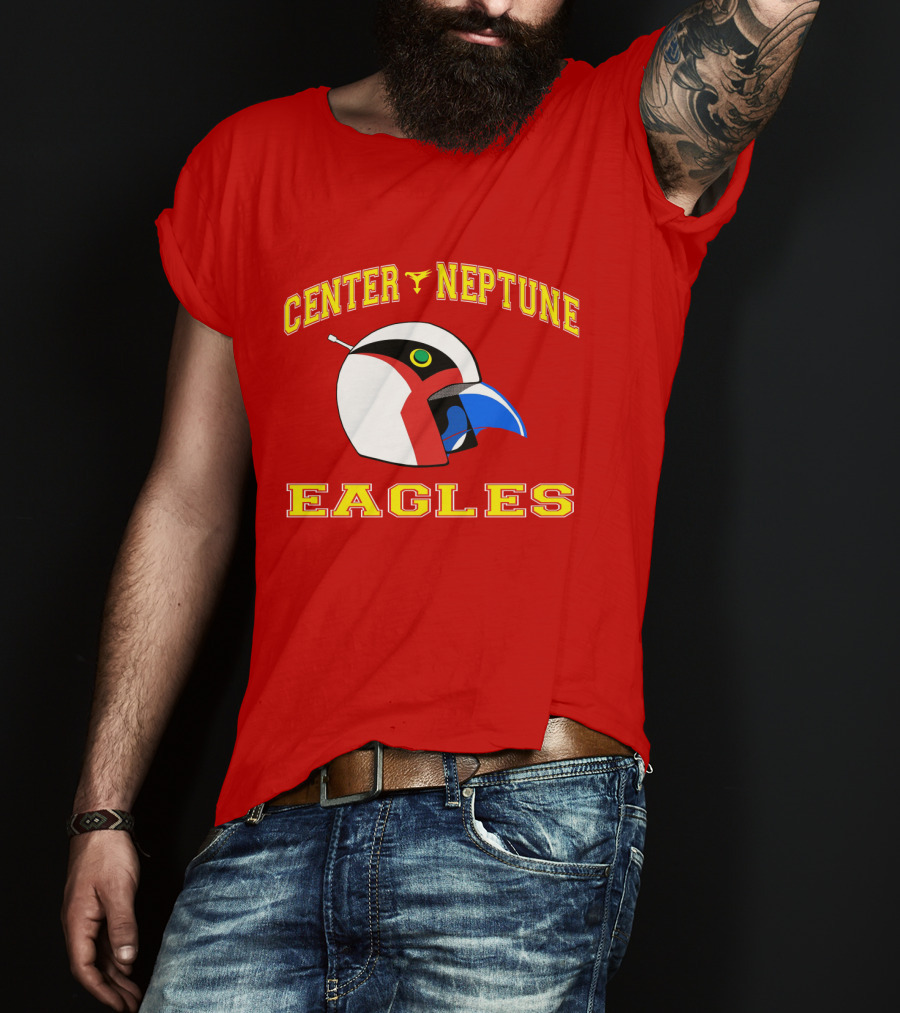 Center Neptune Eagles G-Force Helmet T-Shirt