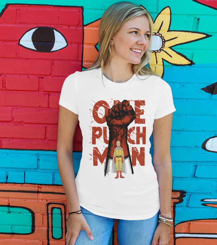 One Punch Man Saitama Hero Fist Power T-Shirt