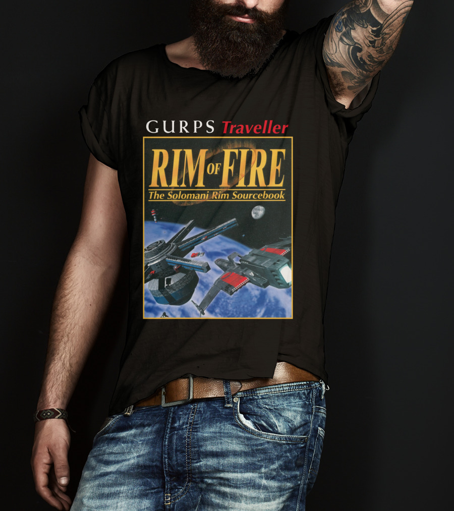 GURPS Traveller Rim Of Fire The Solomani Rim Sourcebook T-Shirt