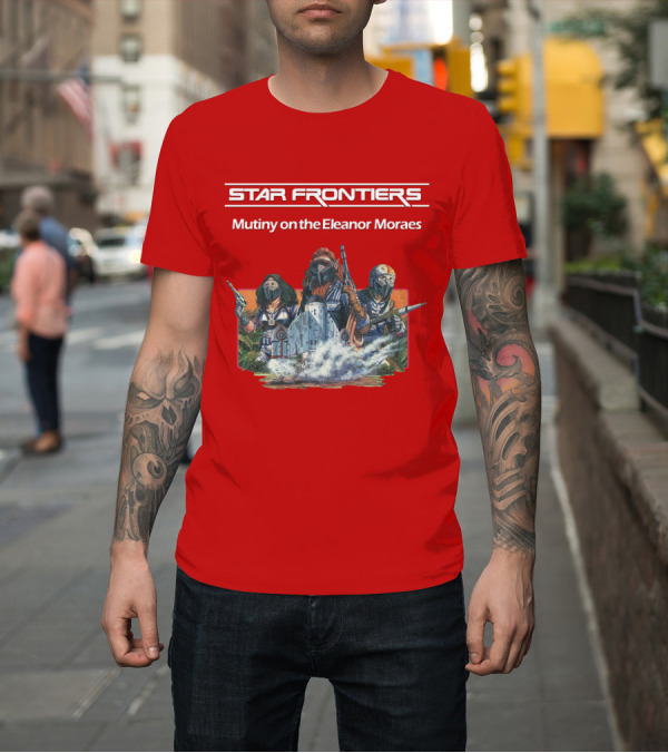 Shirt: Star Frontiers Mutiny on the Eleanor Moraes T-Shirt Star Frontiers Mutiny on the Eleanor Moraes T-Shirt