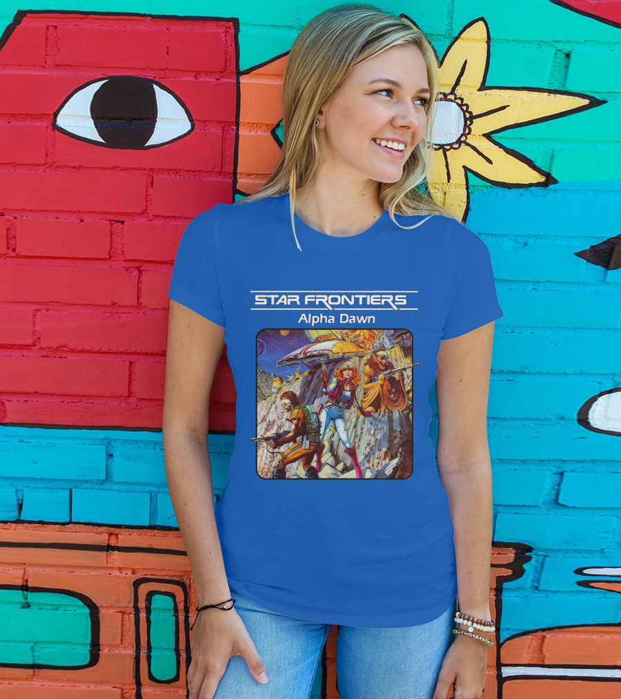 Star Frontiers Alpha Dawn Retro Sci-Fi Adventure T-Shirt