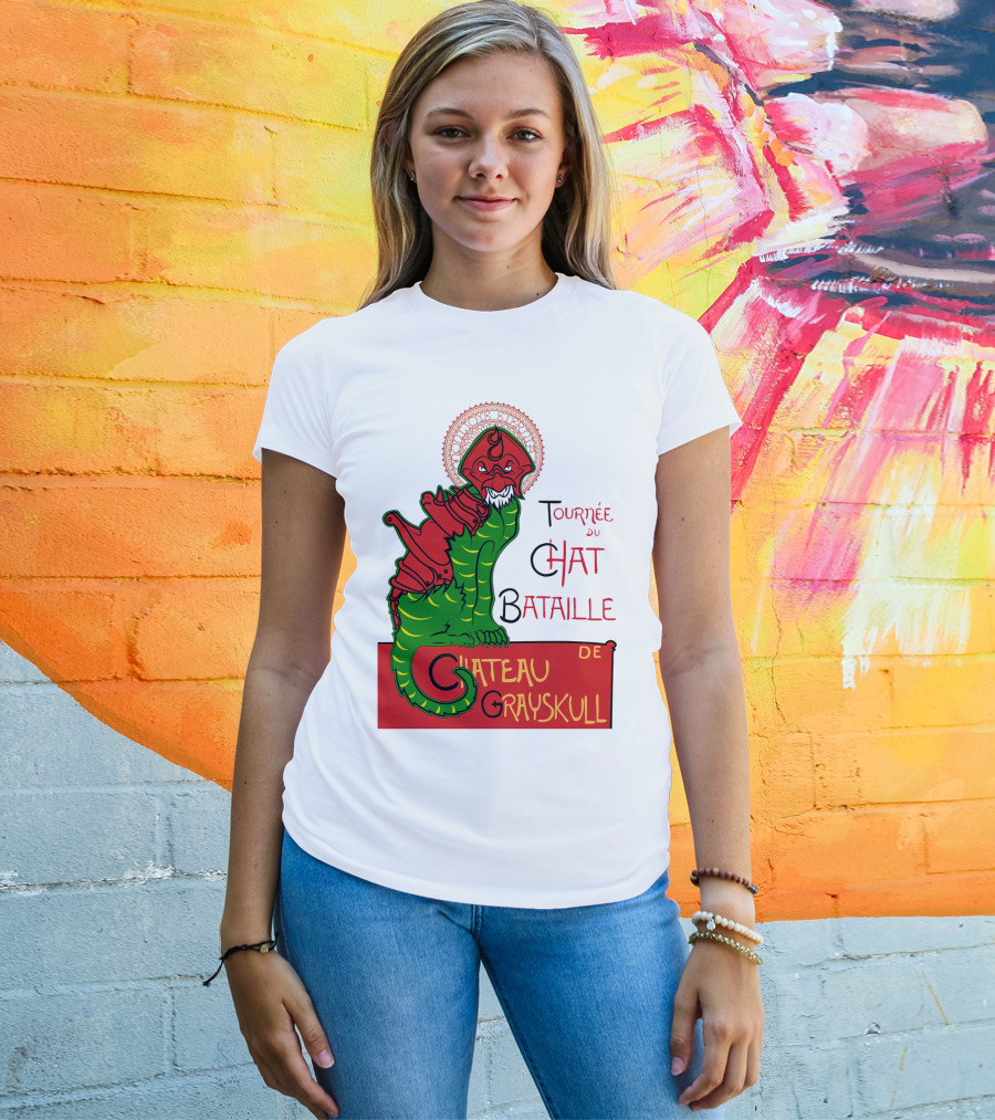 Tournée Du Chat Bataille De Château Grayskull T-Shirt