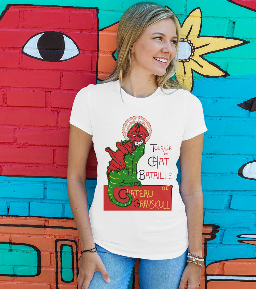 Tournée Du Chat Bataille De Château Grayskull T-Shirt