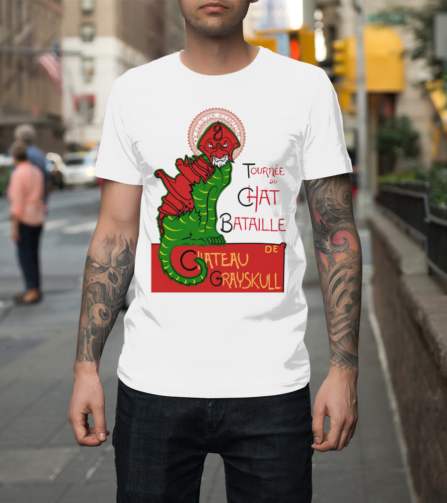 Tournée Du Chat Bataille De Château Grayskull T-Shirt