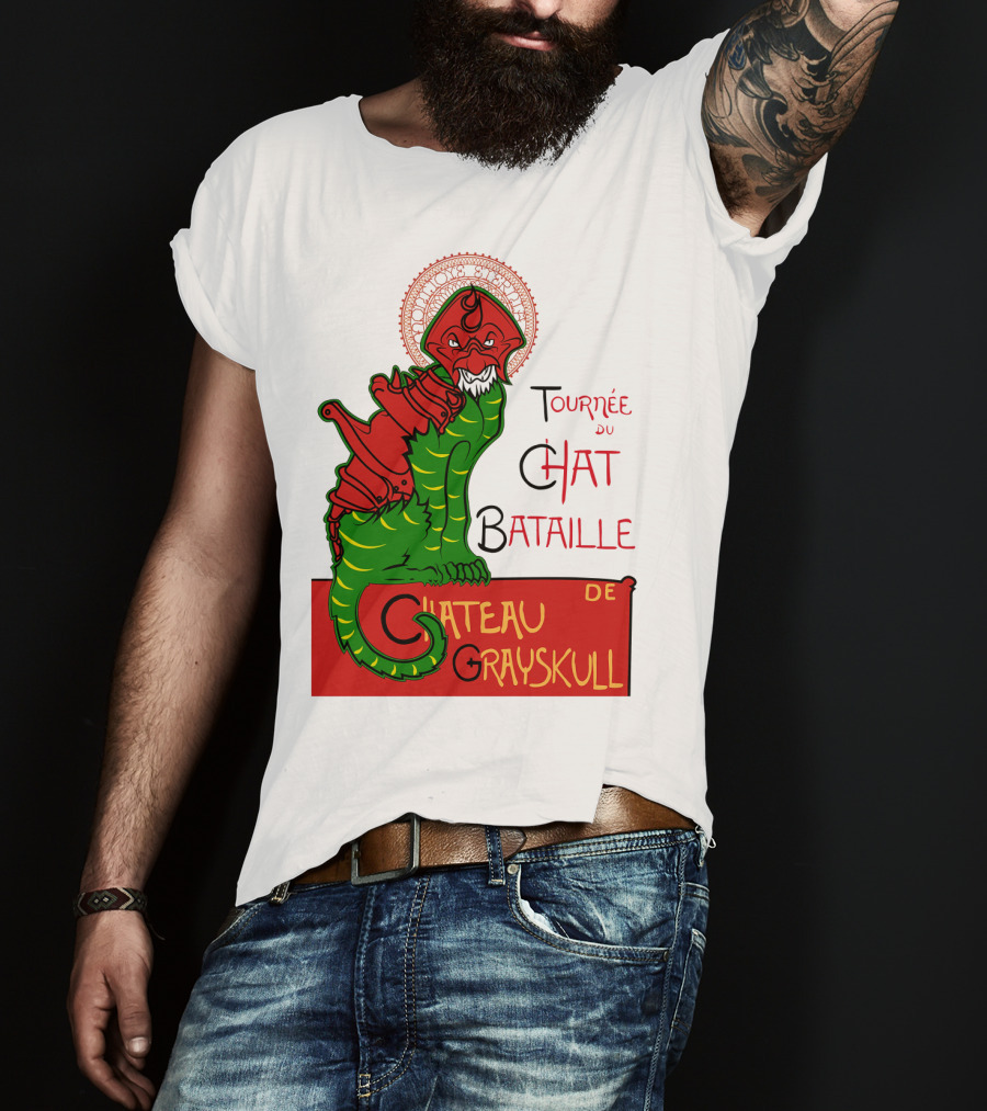 Tournée Du Chat Bataille De Château Grayskull T-Shirt