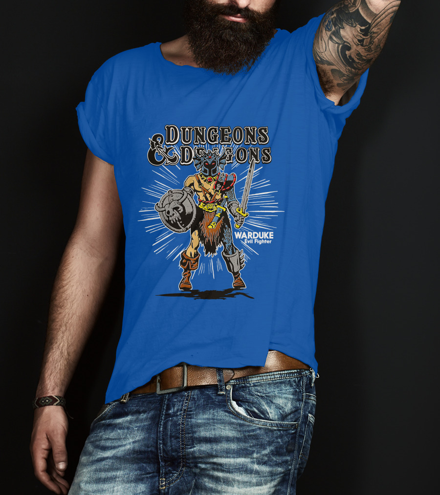 Dungeons And Dragons Warduke Evil Fighter T-Shirt