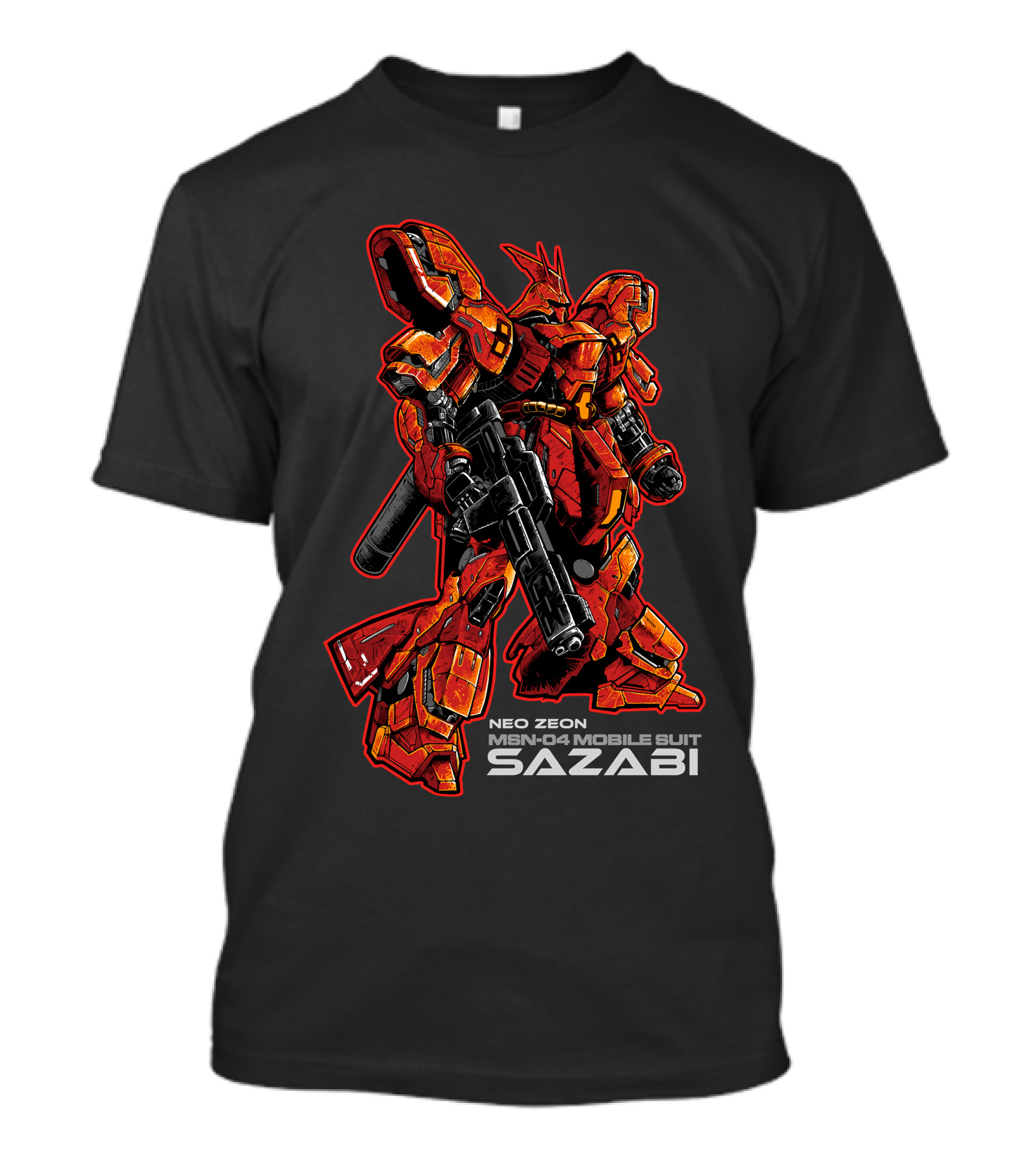 Sazabi Neo Zeon MSN-04 Mobile Suit Gundam T-Shirt