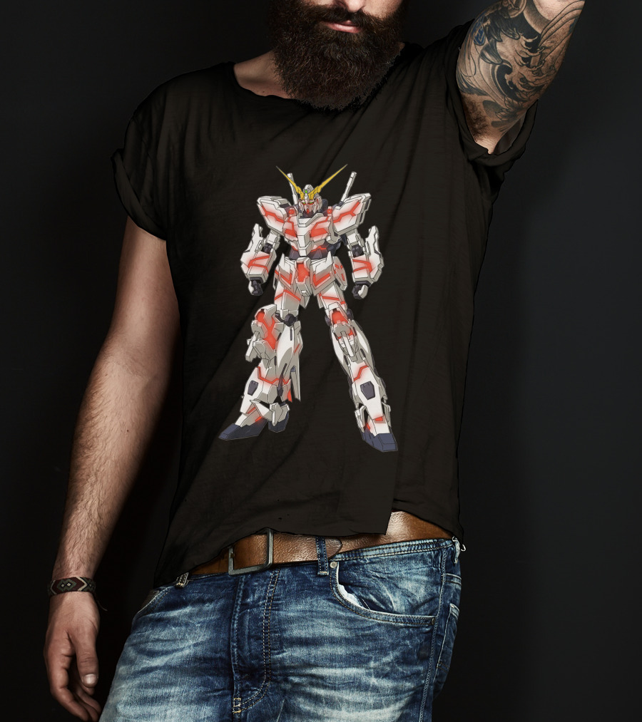 Gundam Unicorn Mecha Warrior T-Shirt