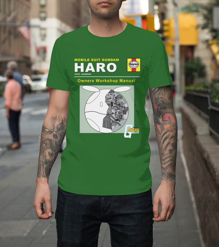 MOBILE SUIT GUNDAM HARO Owners Workshop Manual Haynes GUNDAM T-Shirt