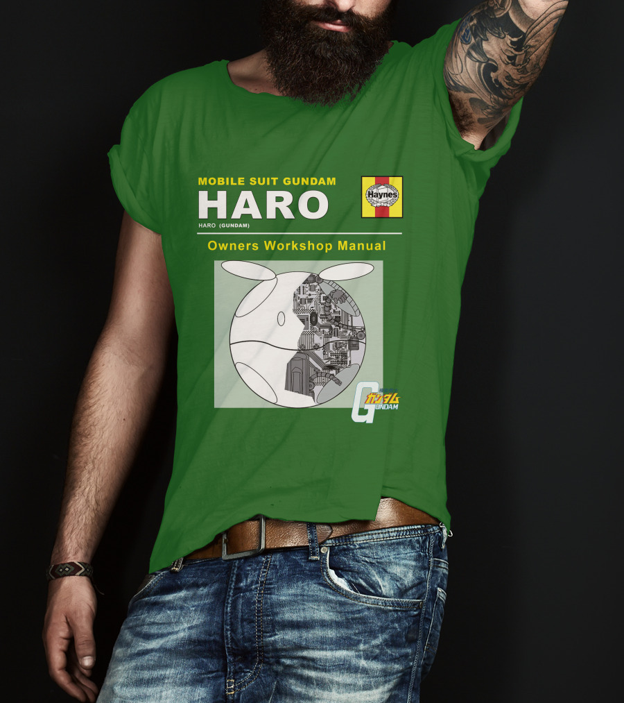 MOBILE SUIT GUNDAM HARO Owners Workshop Manual Haynes GUNDAM T-Shirt