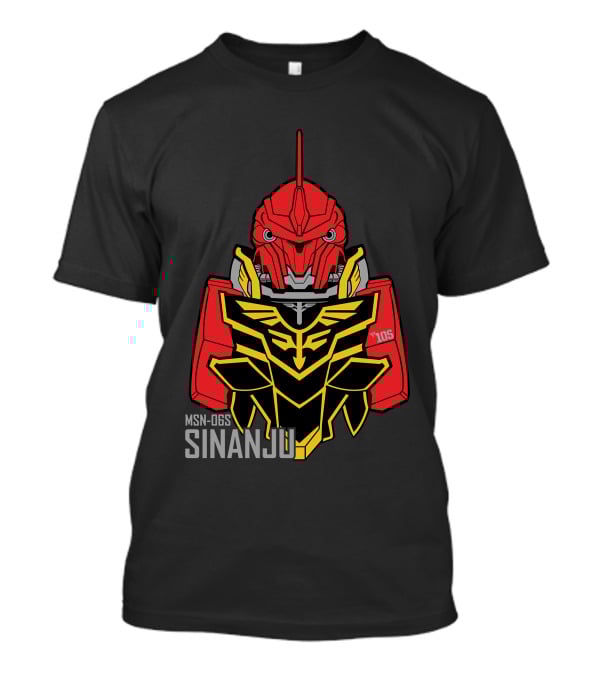 MSN-06S Sinanju Red Warrior Gundam T-Shirt