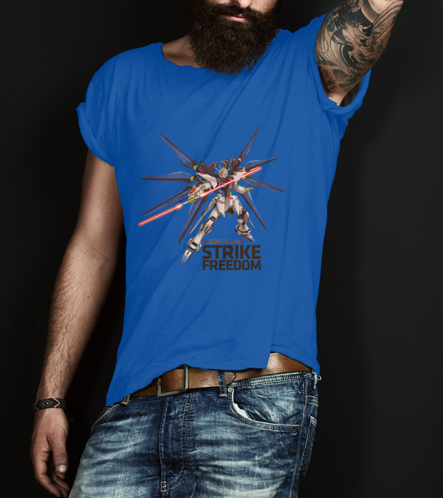 ZGMF-X20A Strike Freedom Gundam Mobile Suit T-Shirt