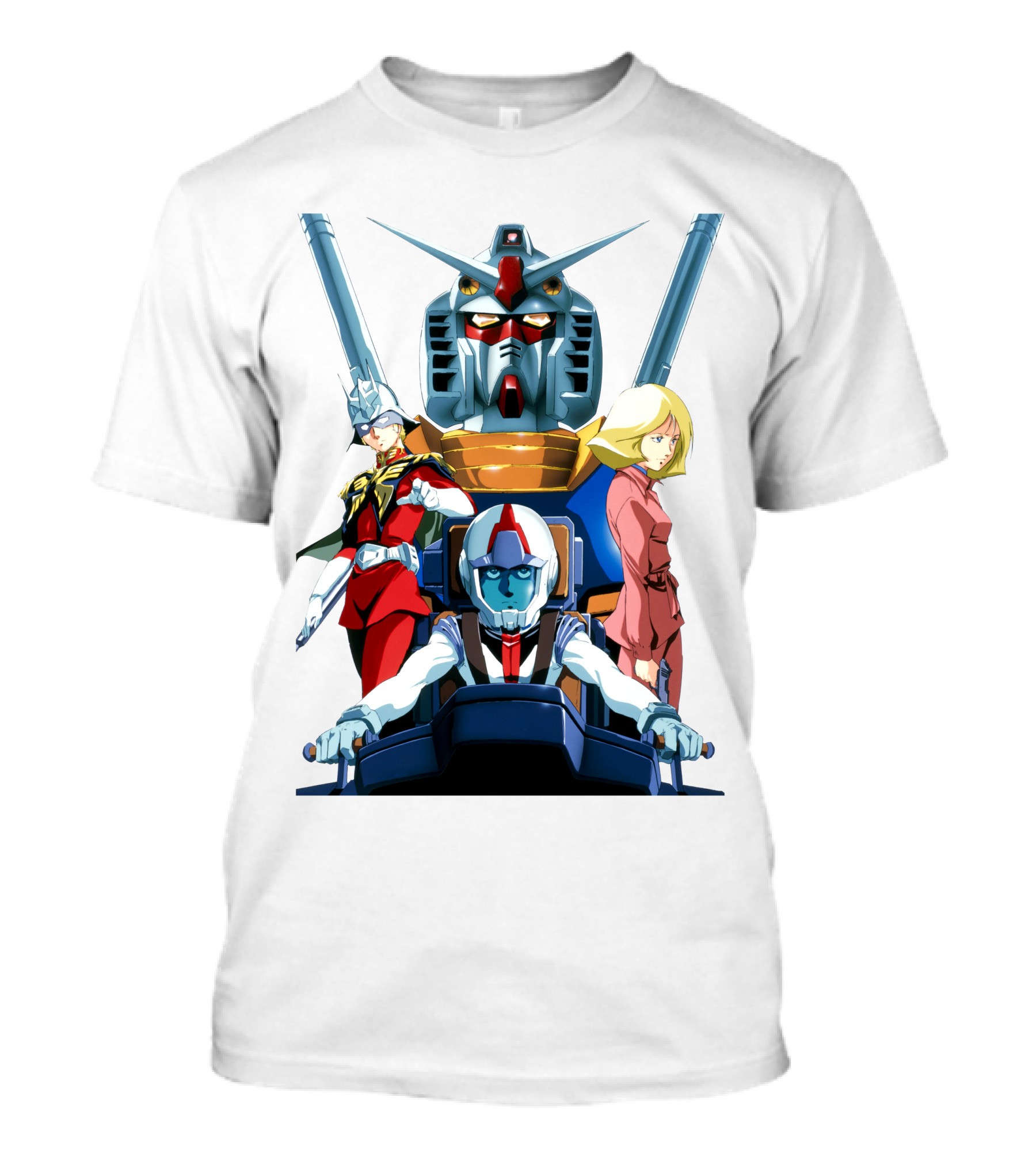 Mobile Suit Gundam Anime Characters Compilation T-Shirt