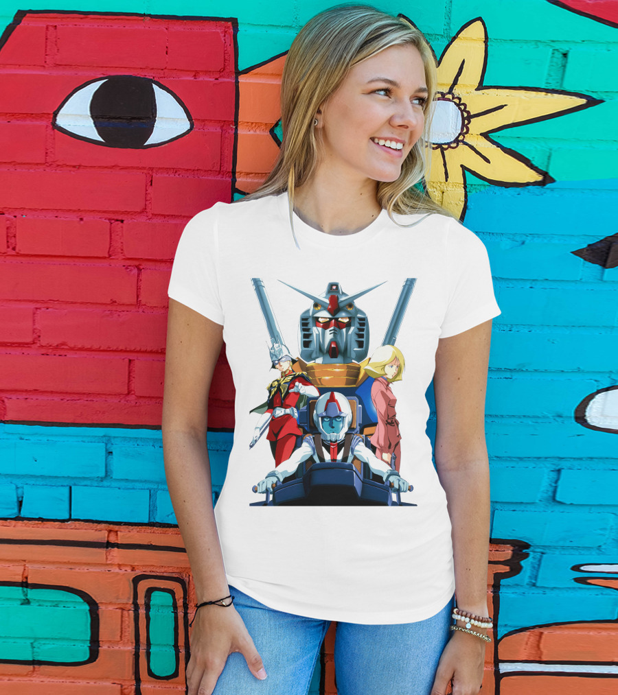 Mobile Suit Gundam Anime Characters Compilation T-Shirt