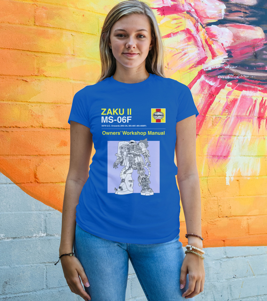ZAKU II MS-06F 0079 U.C. Onwards Owners' Workshop Manual T-Shirt