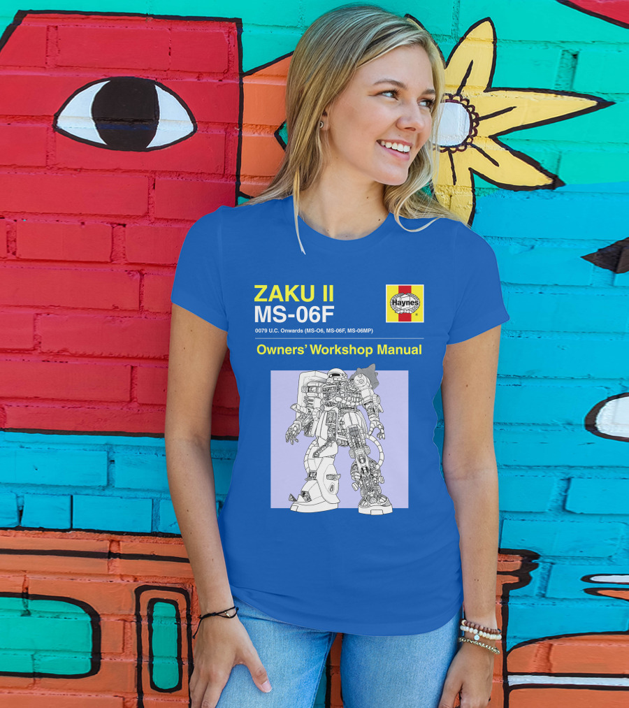 ZAKU II MS-06F 0079 U.C. Onwards Owners' Workshop Manual T-Shirt