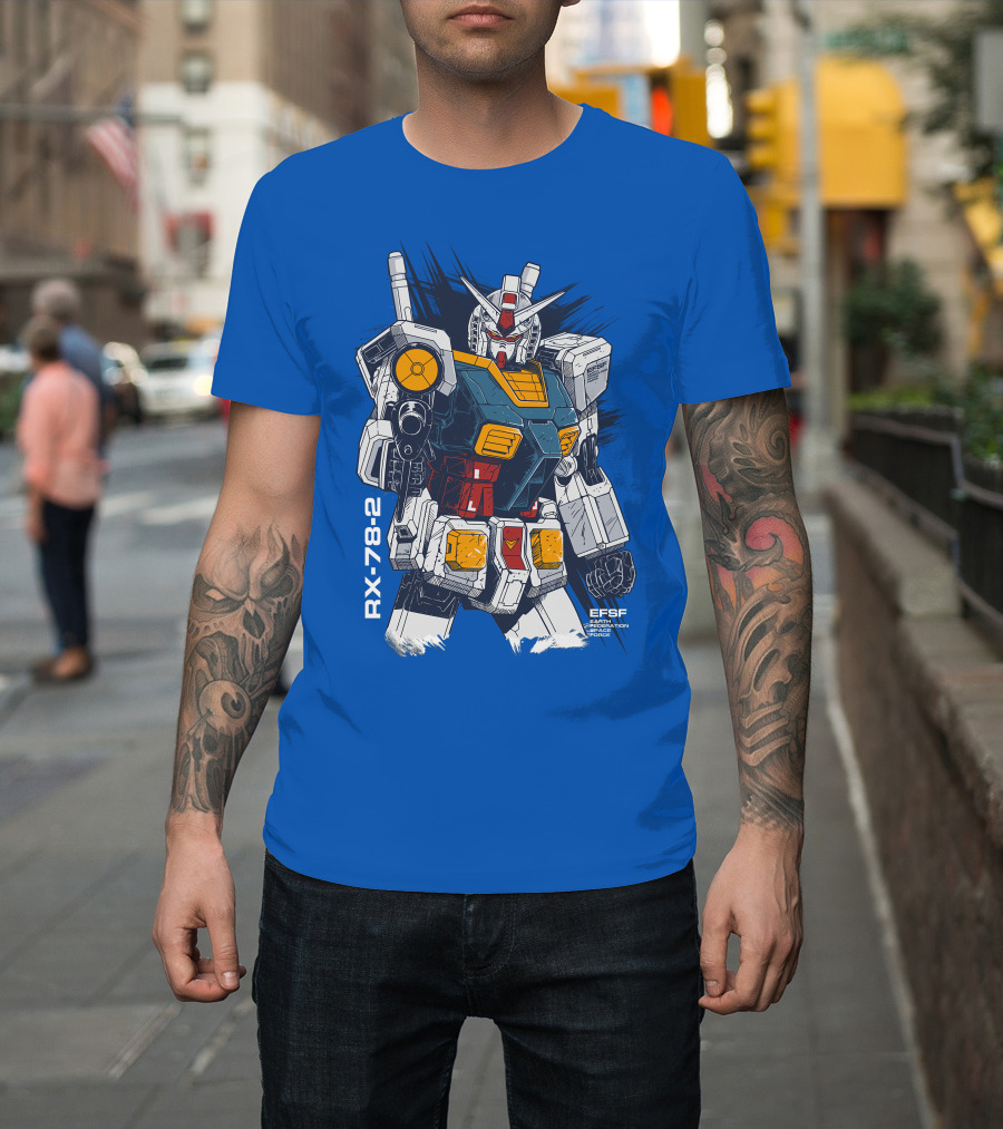 RX-78-2 EFSF Earth Federation Space Force Gundam T-Shirt