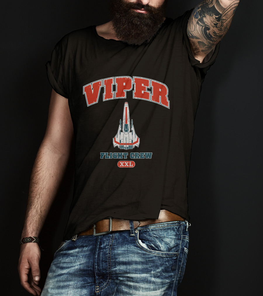 Viper Flight Crew XXL Battlestar Viper T-Shirt