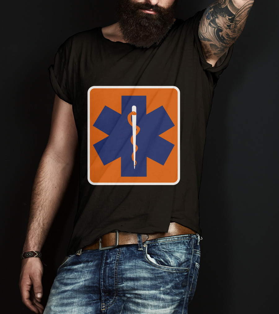 Star Of Life Medical Symbol The Cannon Ball Run T-Shirt