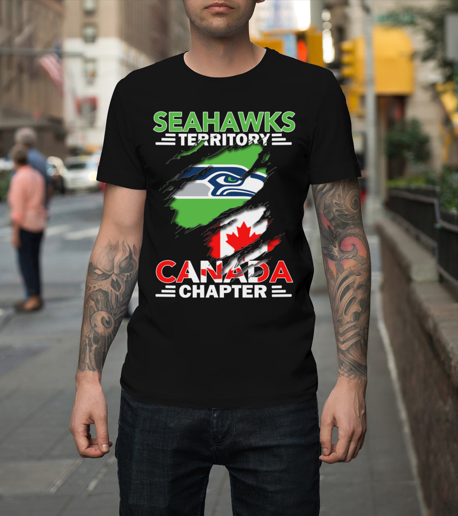 Seattle Seahawks Territory Canada Chapter Fan T-Shirt