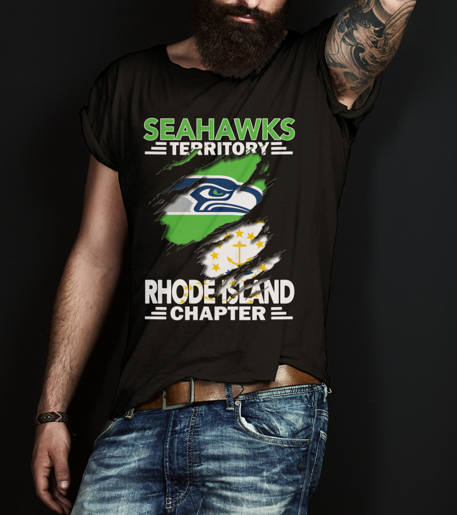 Seahawks Territory Rhode Island Chapter Supporter's Pride T-Shirt