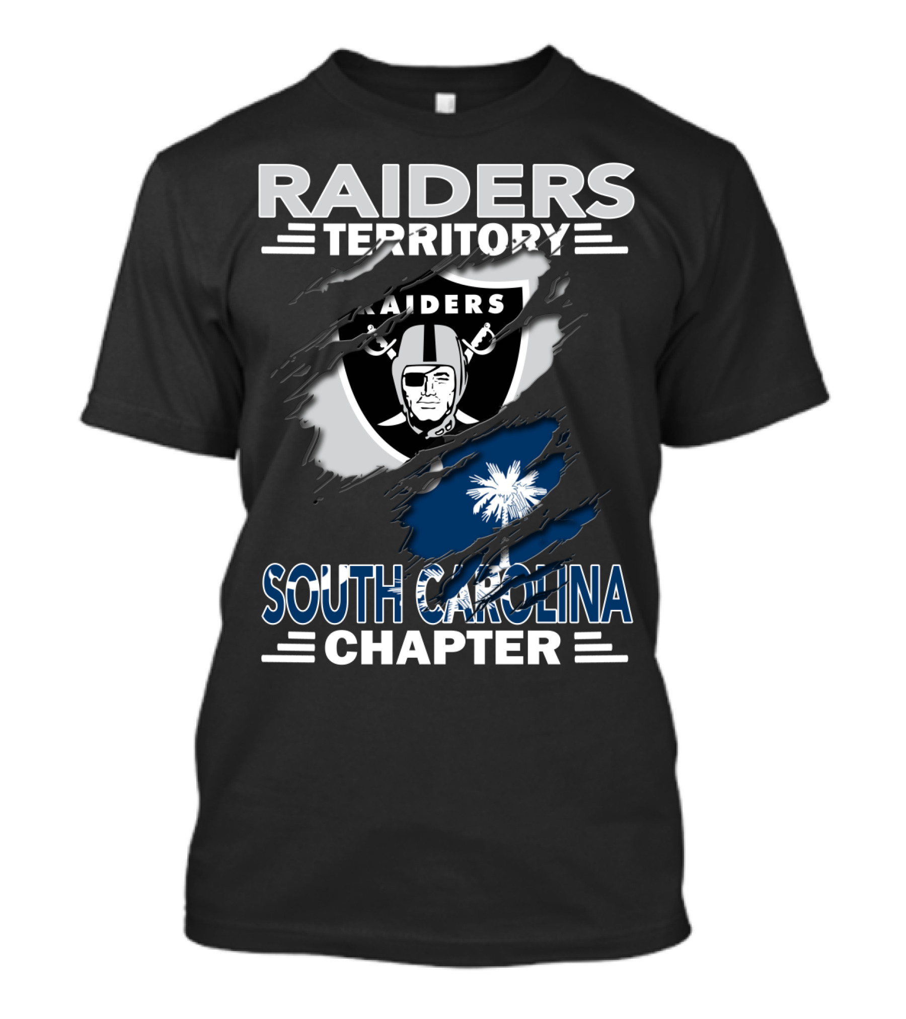 Raiders Territory South Carolina Chapter Palmetto State Pride T-Shirt
