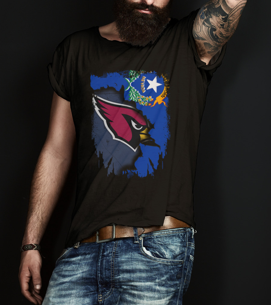 Nevada State With Cardinals Bird T-Shirt