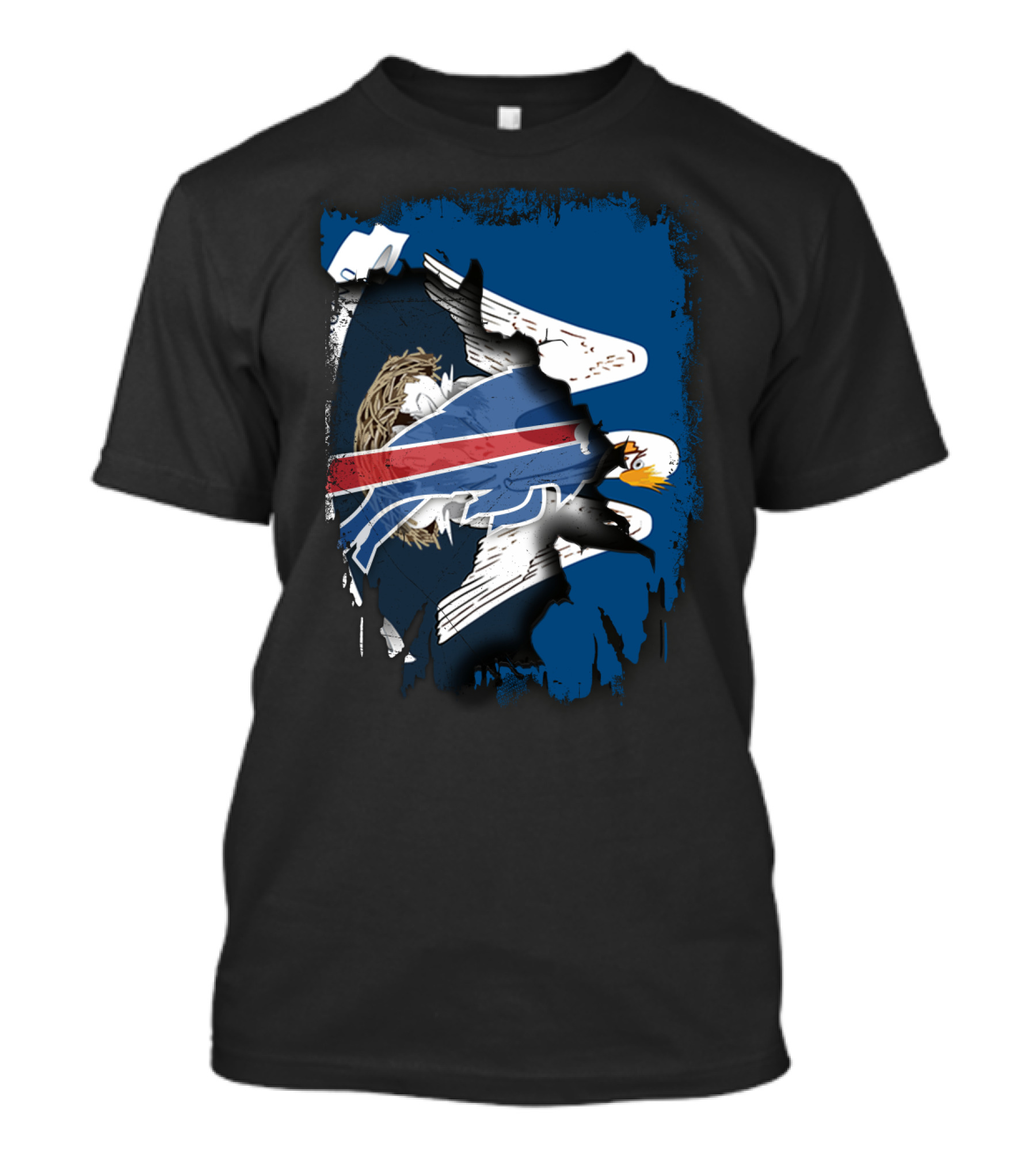 Together Louisiana With Buffalo Bills And Pelicans T-Shirt