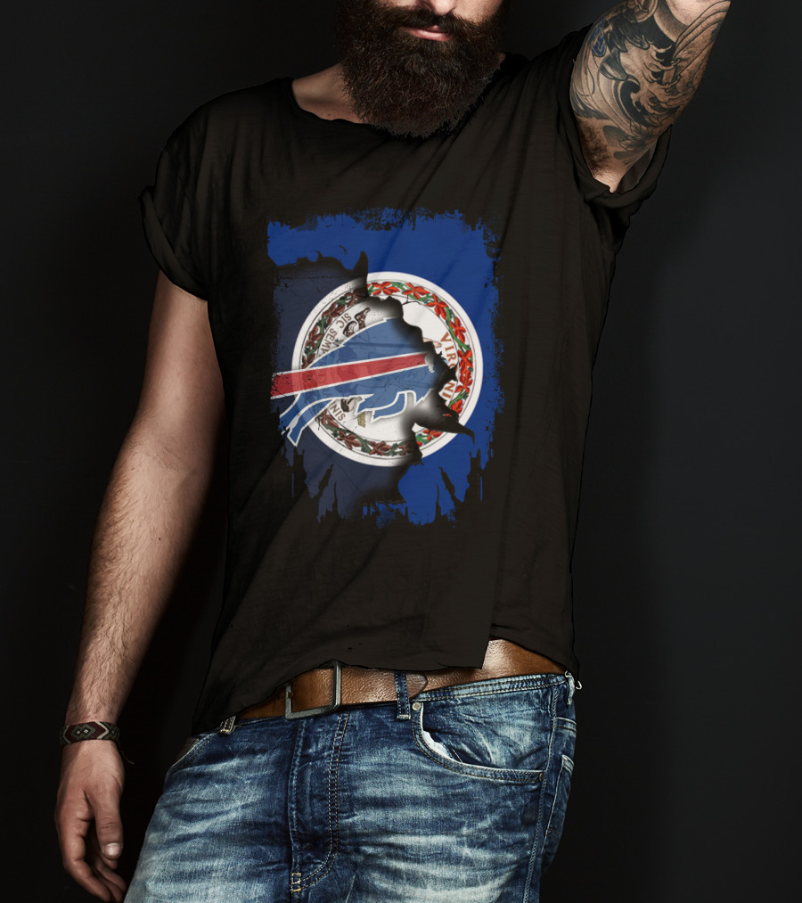 Virginia Buffalo Bills State Pride Fusion T-Shirt