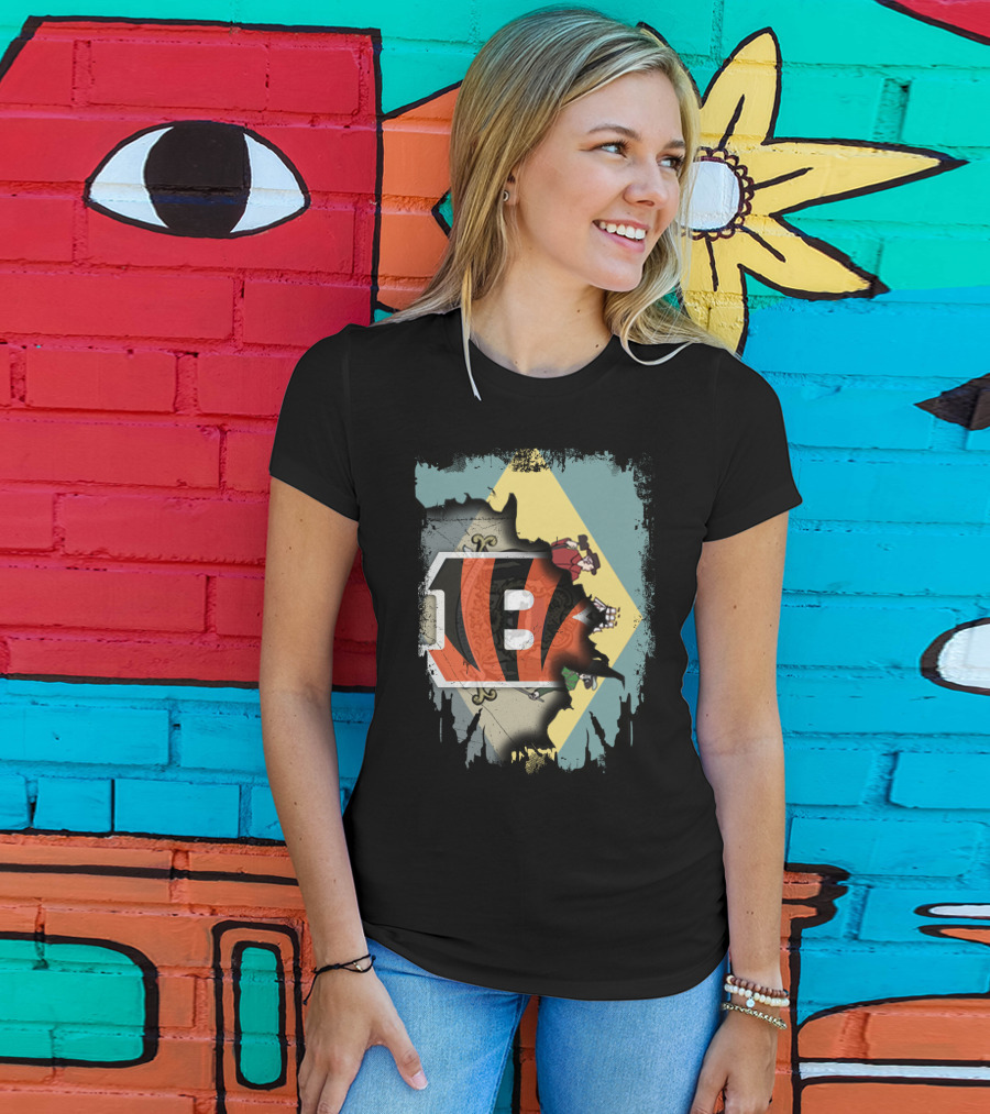 Together Delaware Bengals Flag T-Shirt