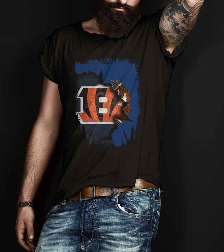 Utah Bengals Collaboration With American Eagle And Football Element T-Shirt