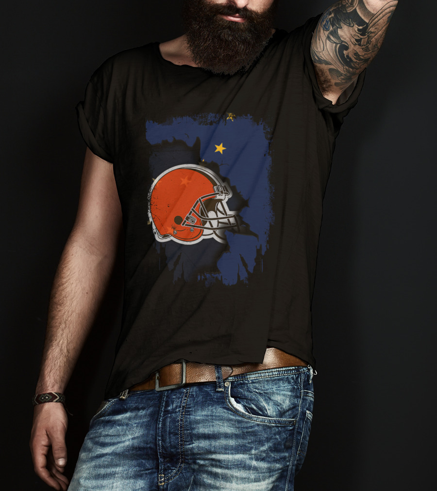 Alaska Browns Helmet Together T-Shirt