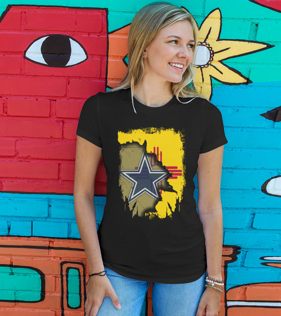 New Mexico Zia And Dallas Cowboys Star Fusion T-Shirt