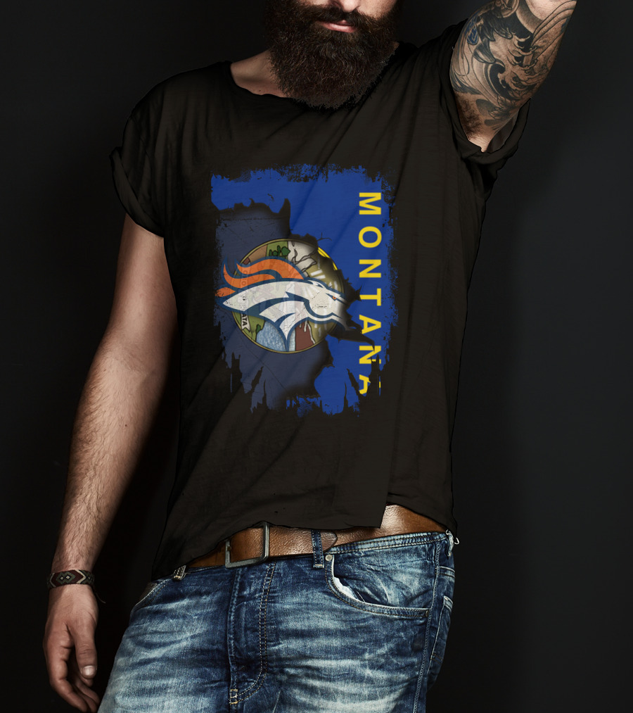 Montana Pride With Broncos T-Shirt