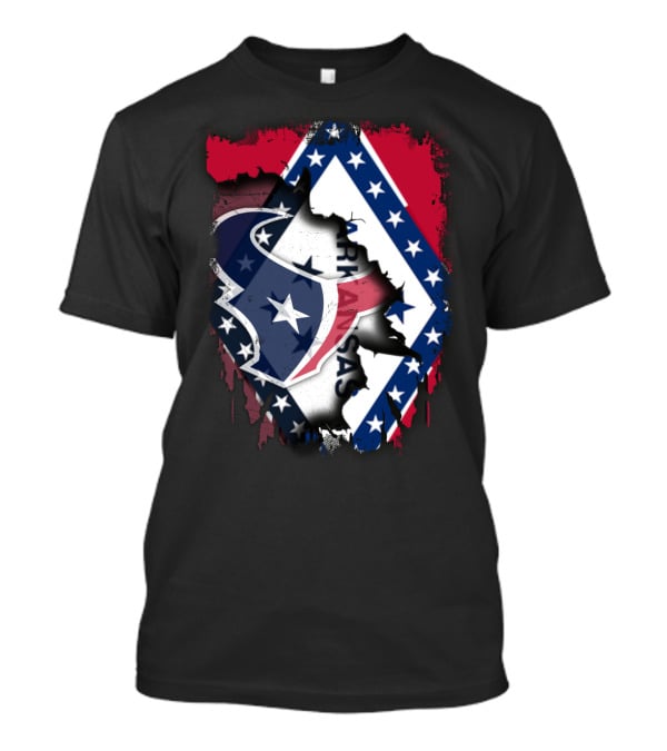 Arkansas And Texans Unity Flag T-Shirt