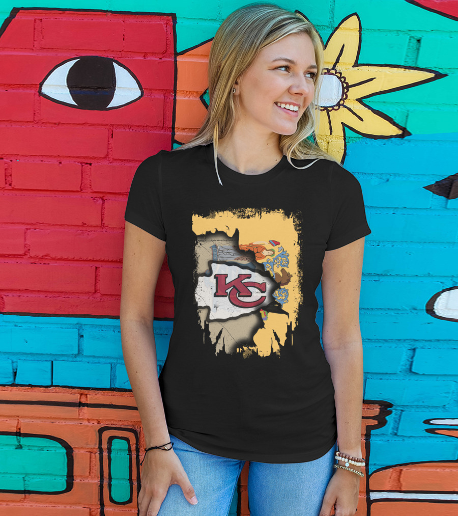 New Jersey And Kansas City Chiefs Together T-Shirt