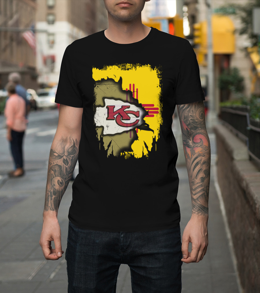 Kansas City Chiefs New Mexico Zia Symbol Together T-Shirt